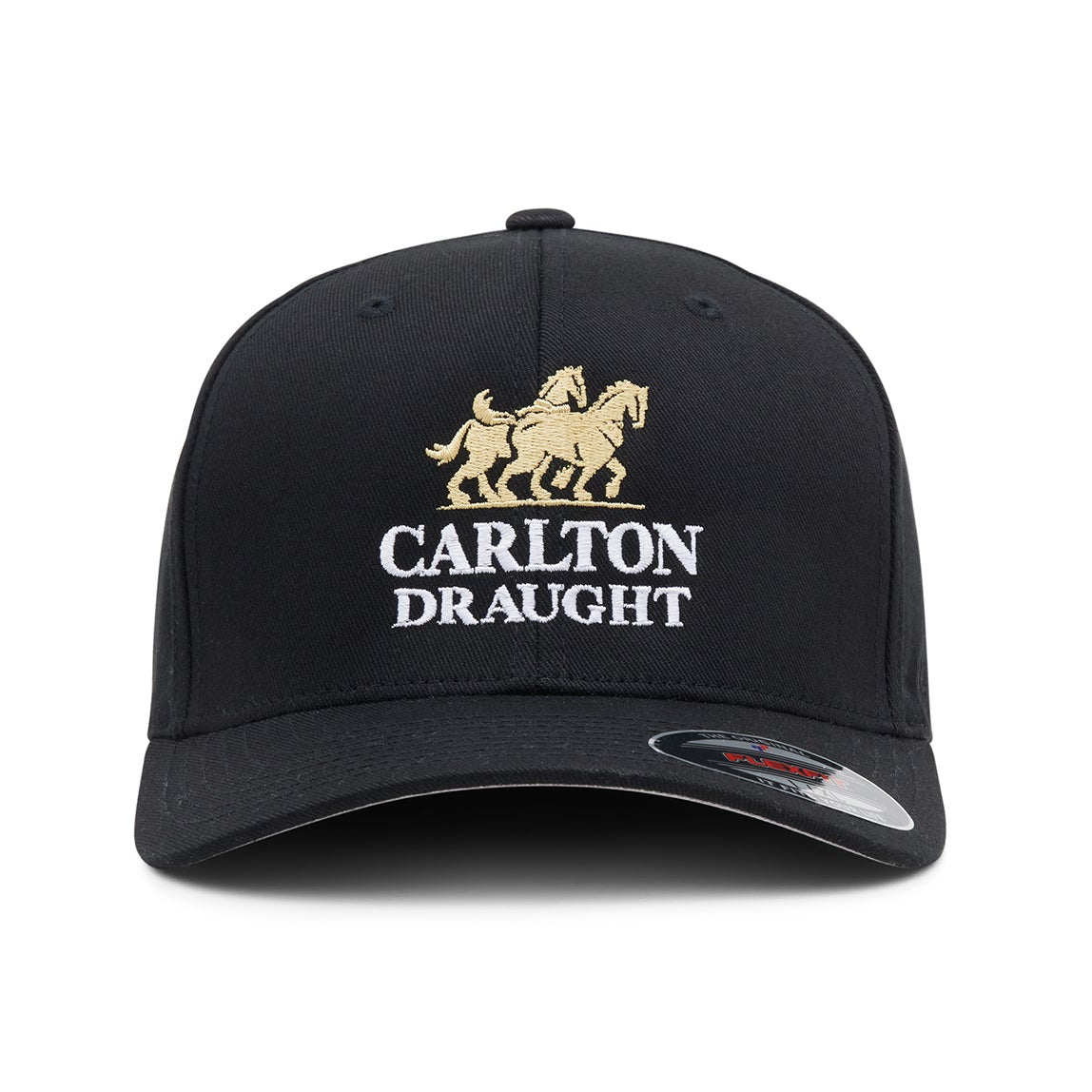 Carlton Draught Logo Flexfit Cap Black