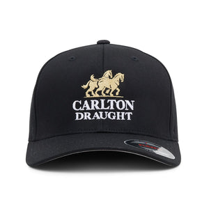 Carlton Draught Logo Flexfit Cap Black