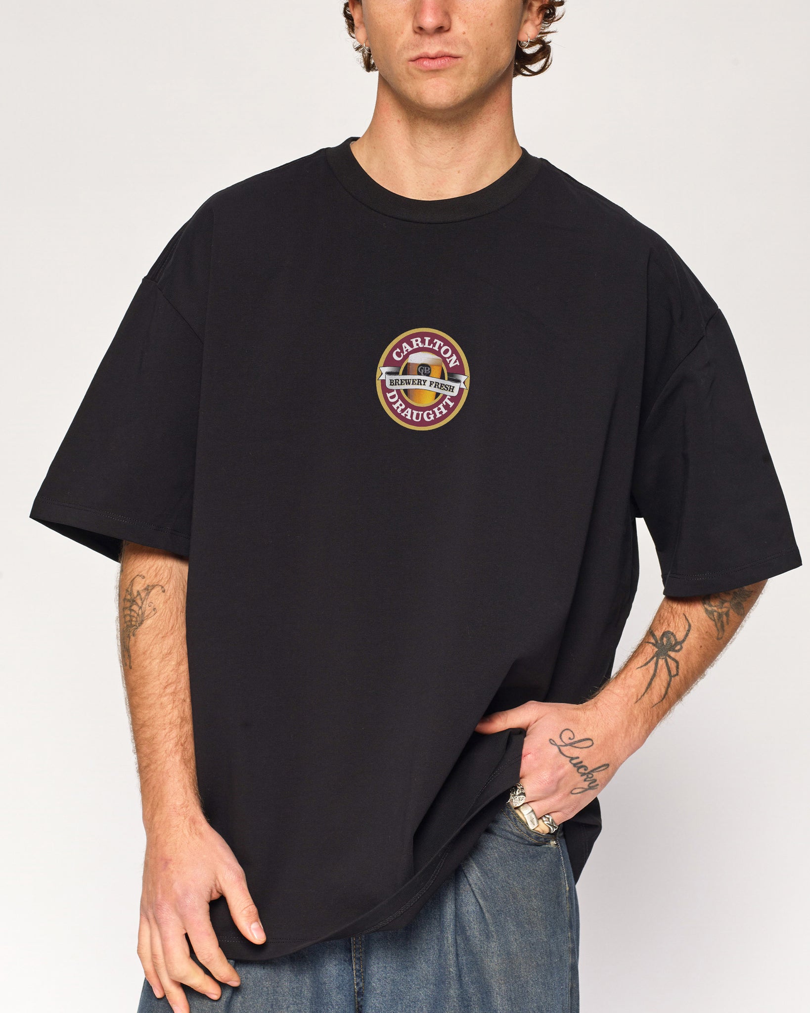 Carlton Draught Interchange Bench Beer Poster Tee