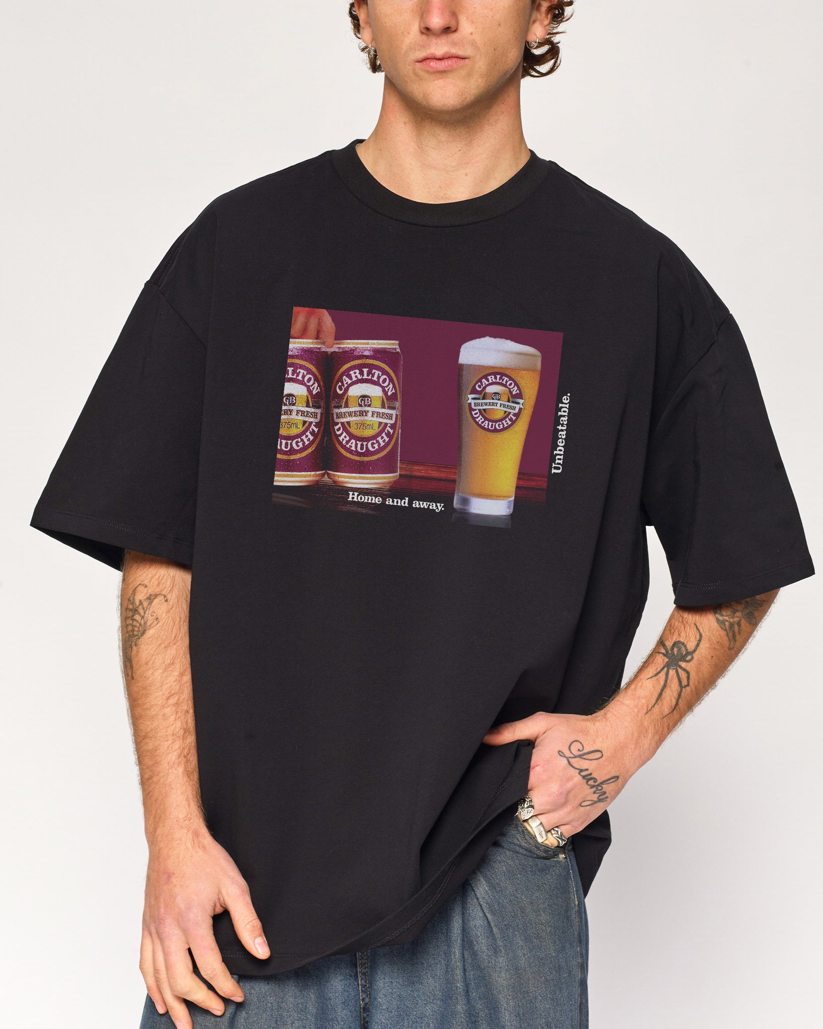 Carlton Draught Home & Away Beer Poster Tee