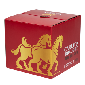 Carlton Draught 4 Pack of 425ml Glasses