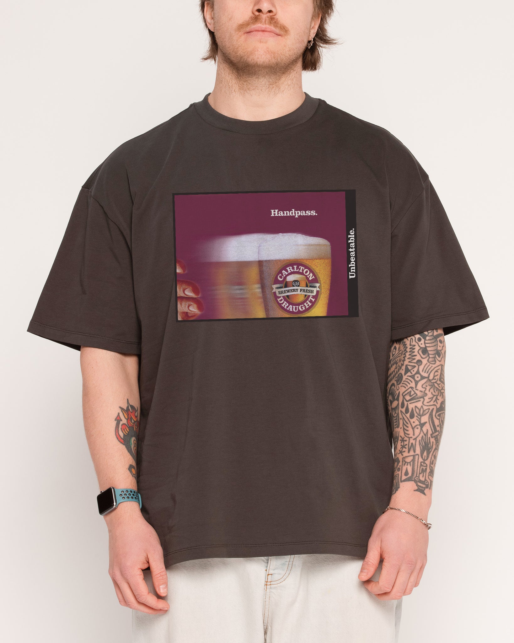 Carlton Draught Handpass Beer Poster Tee