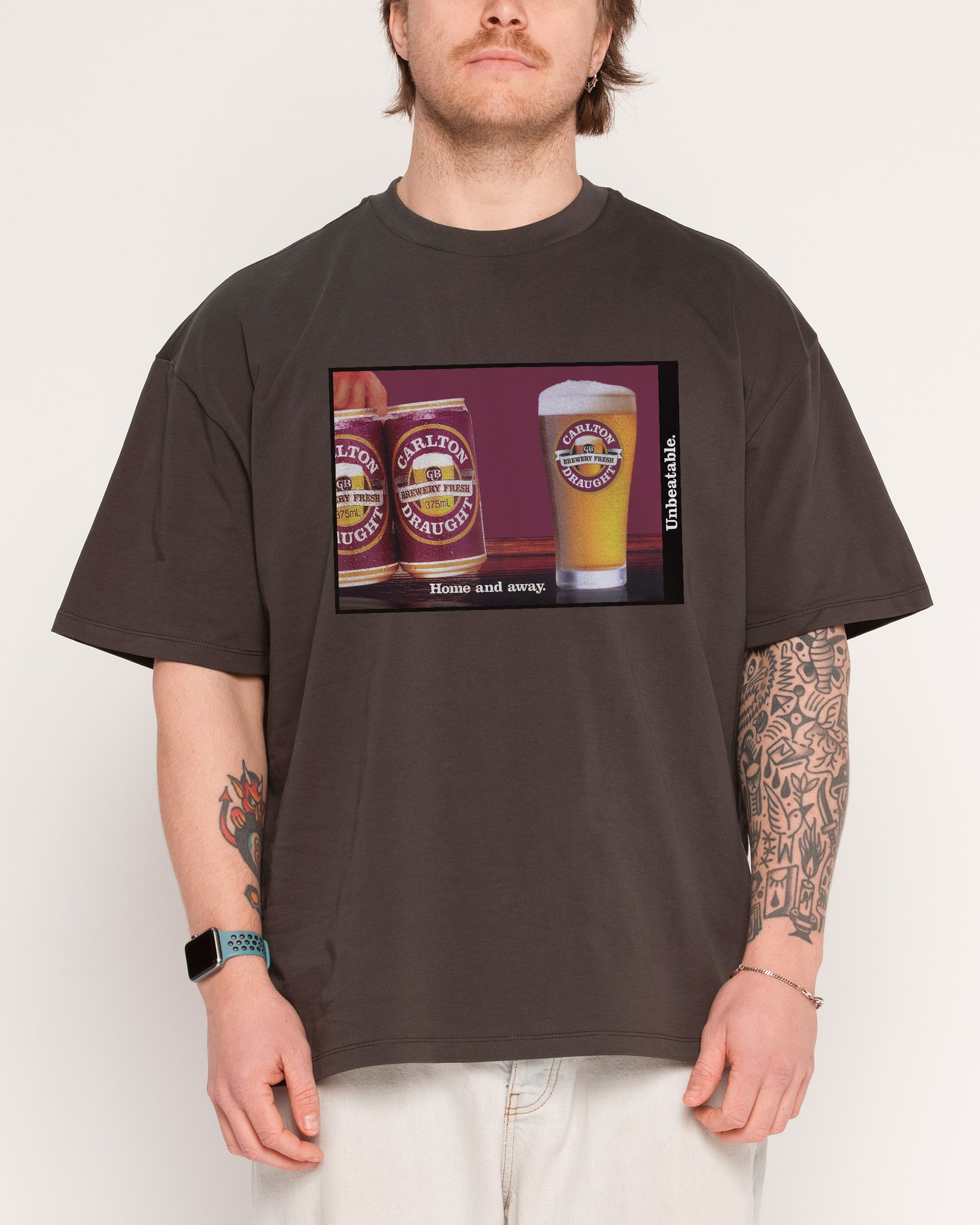Carlton Draught Home & Away Beer Poster Tee