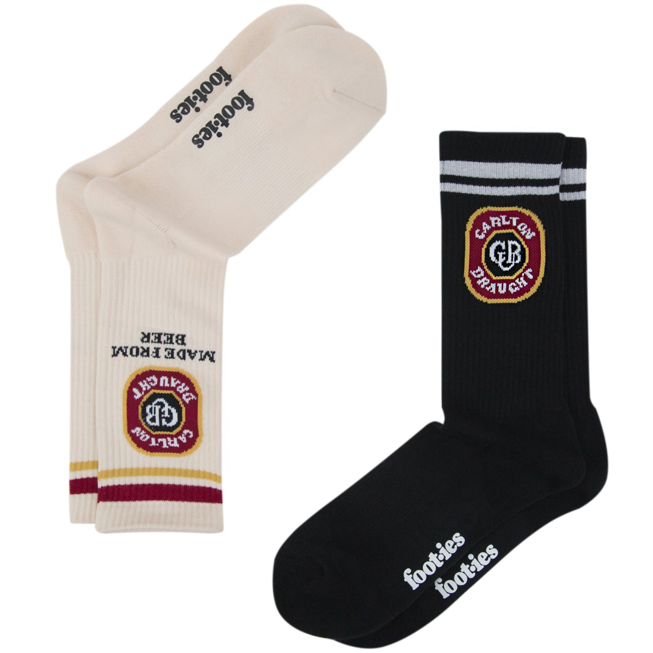 Carlton Draught x Foot-ies Made From Beer Sneaker Socks