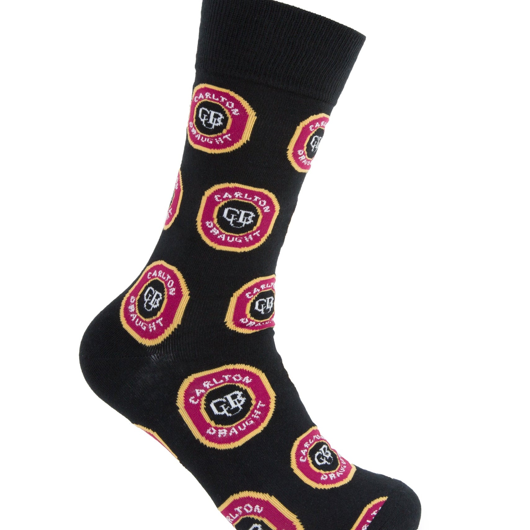 Carlton Draught Logos Organic Cotton Socks