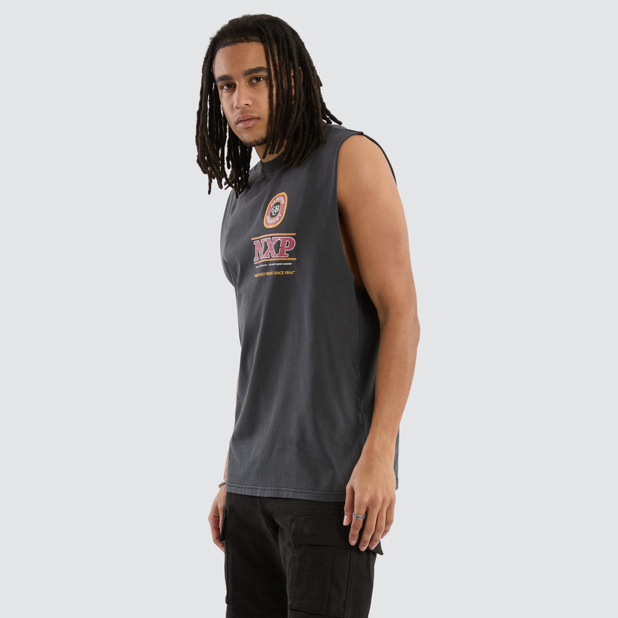 NXP x CUB Comical Relaxed Muscle Black