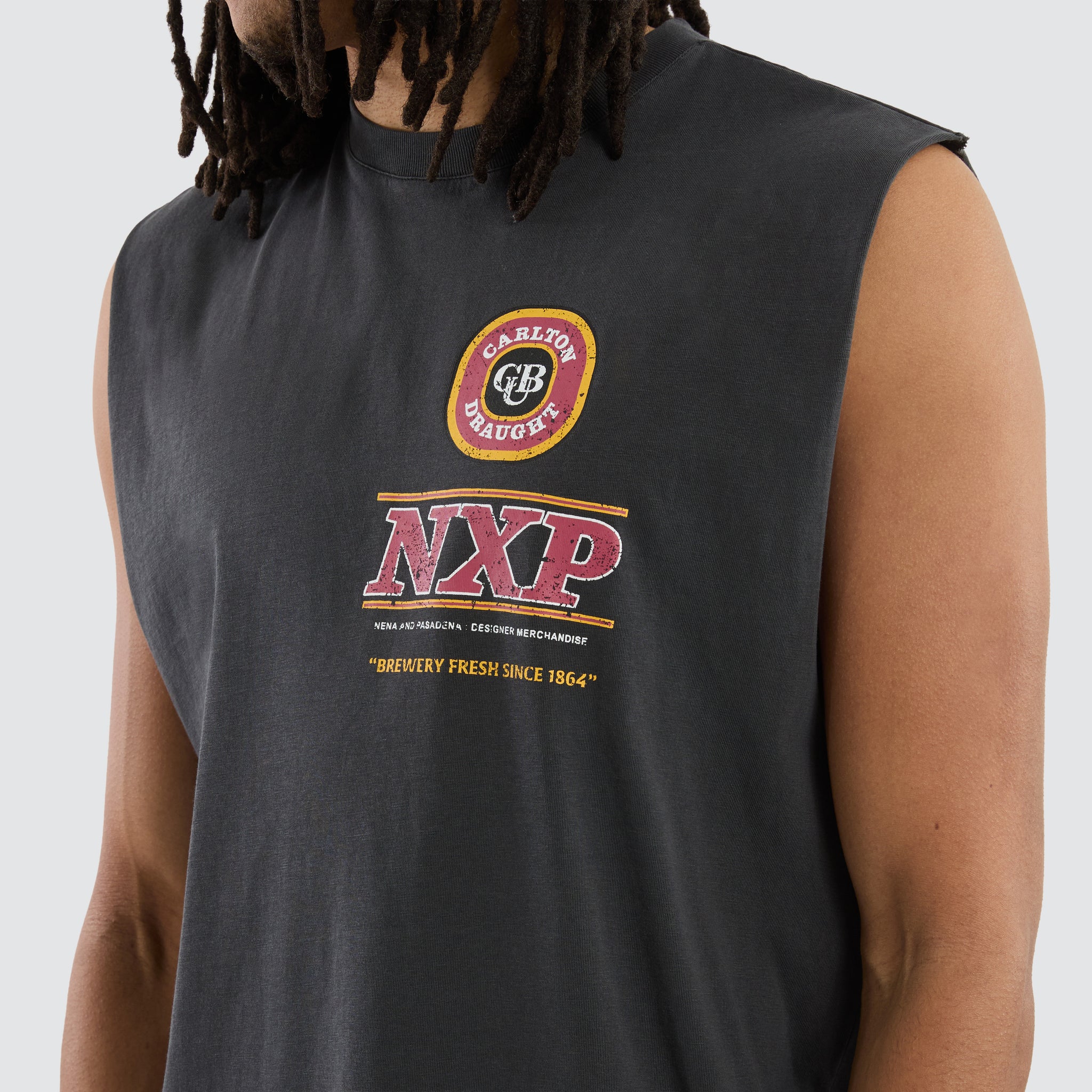 NXP x CUB Comical Relaxed Muscle Black