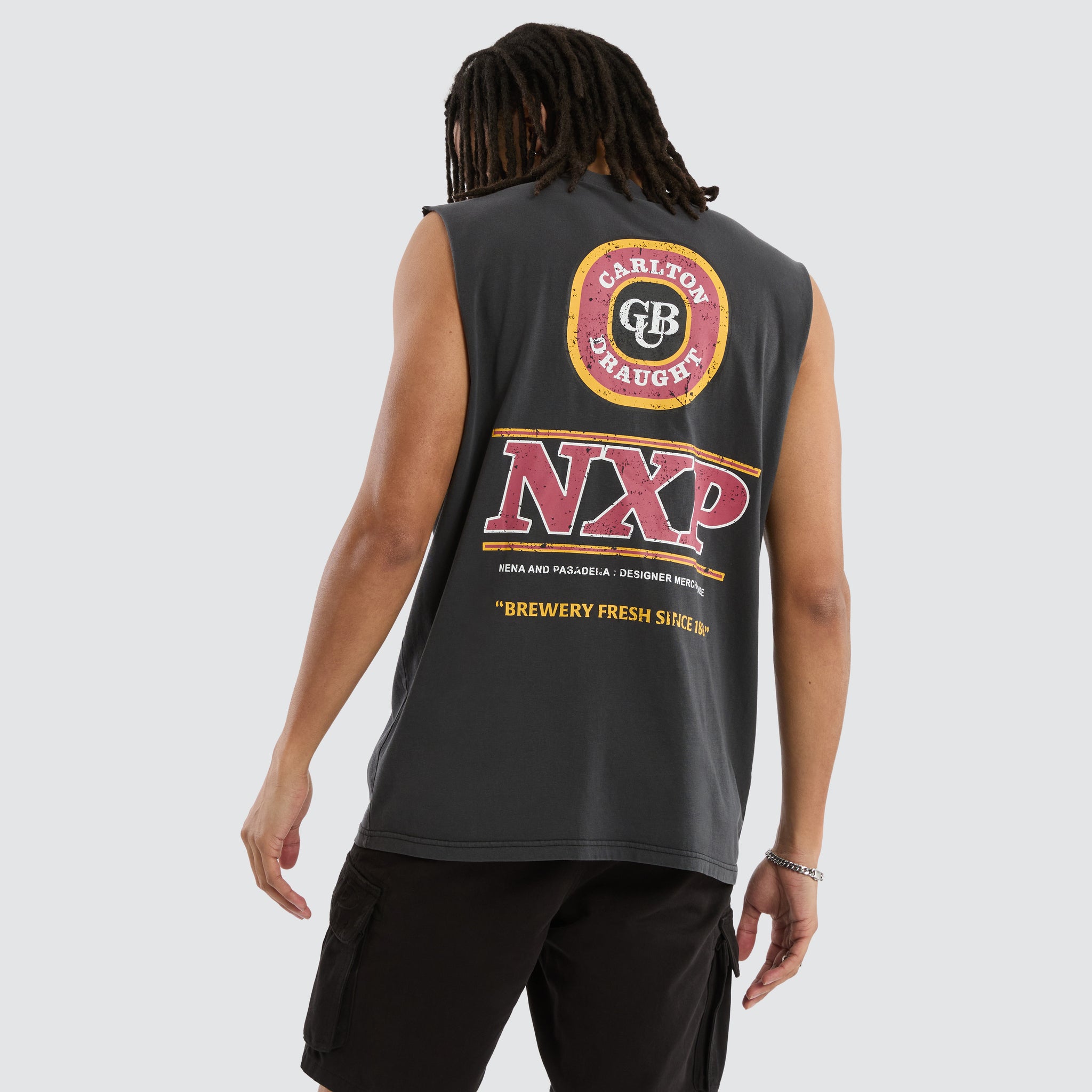 NXP x CUB Comical Relaxed Muscle Black