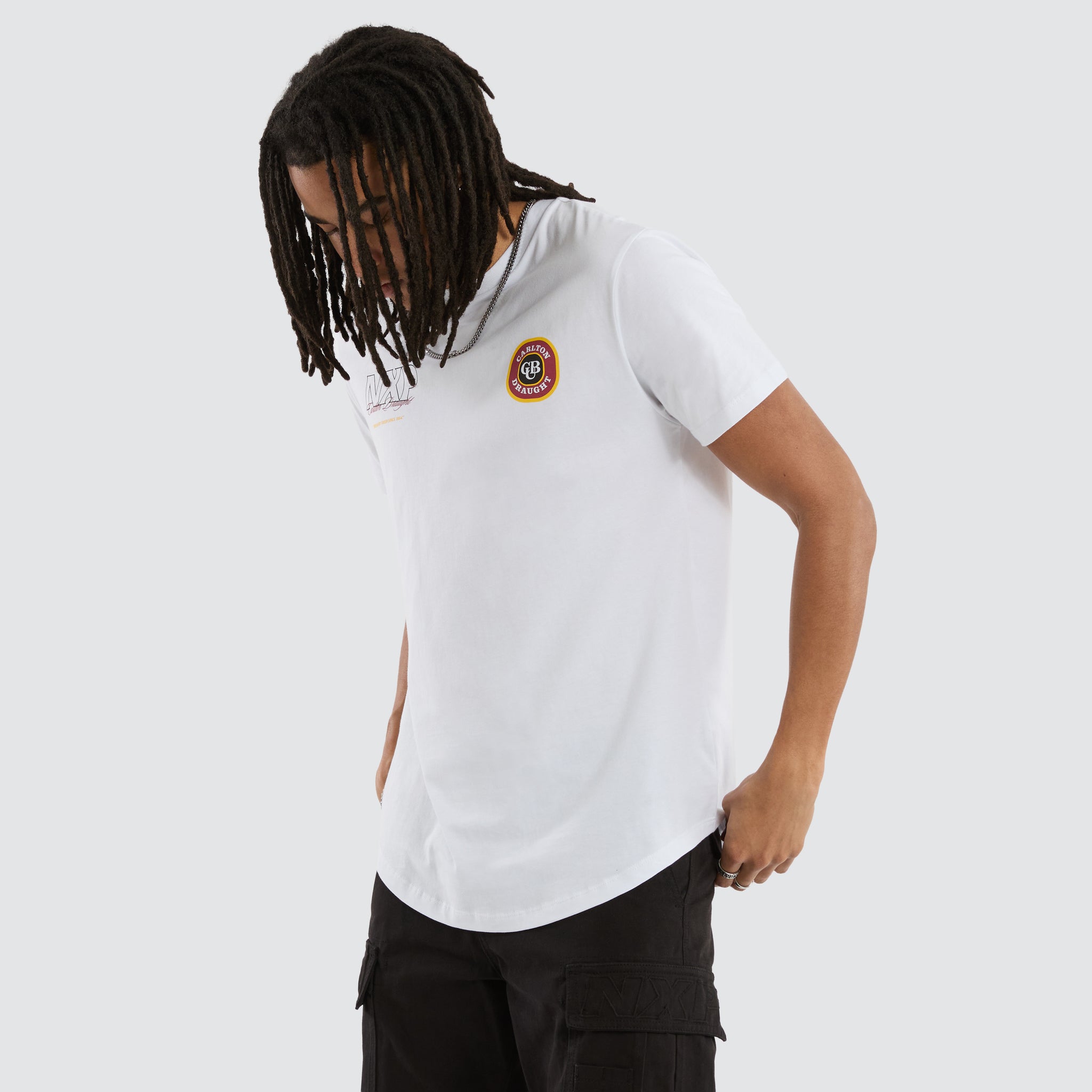 NXP x CUB General Dual Curved Tee White