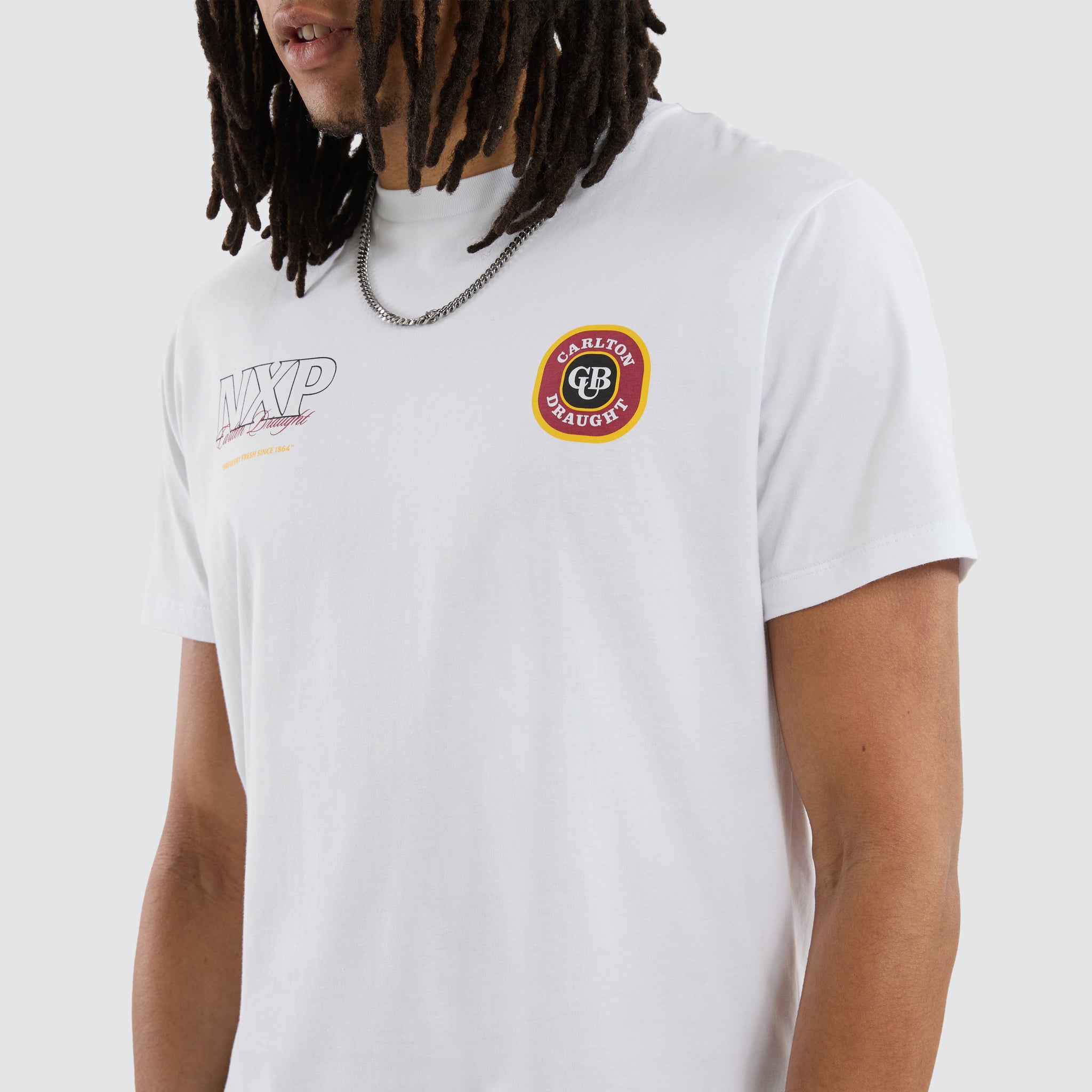 NXP x CUB General Dual Curved Tee White