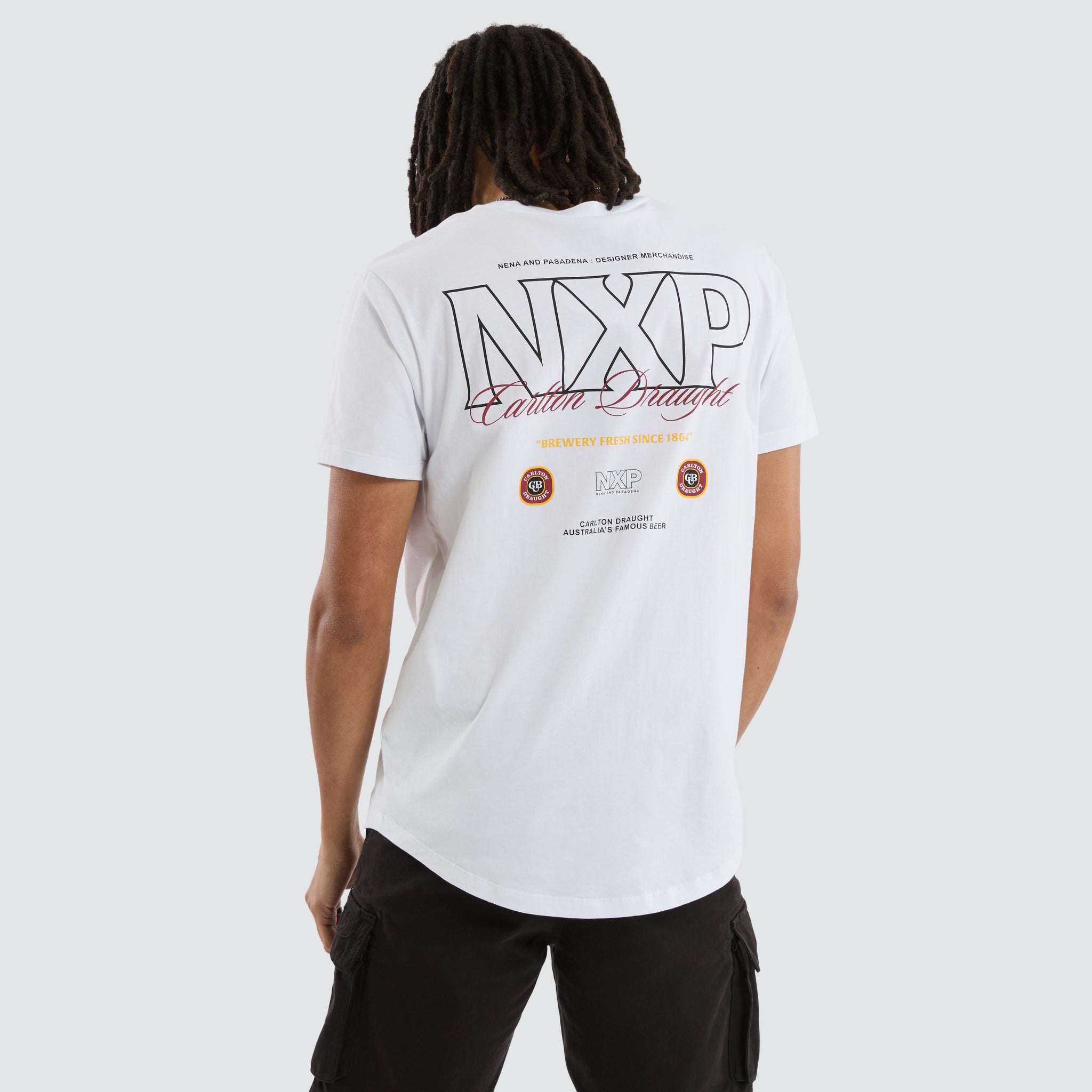 NXP x CUB General Dual Curved Tee White
