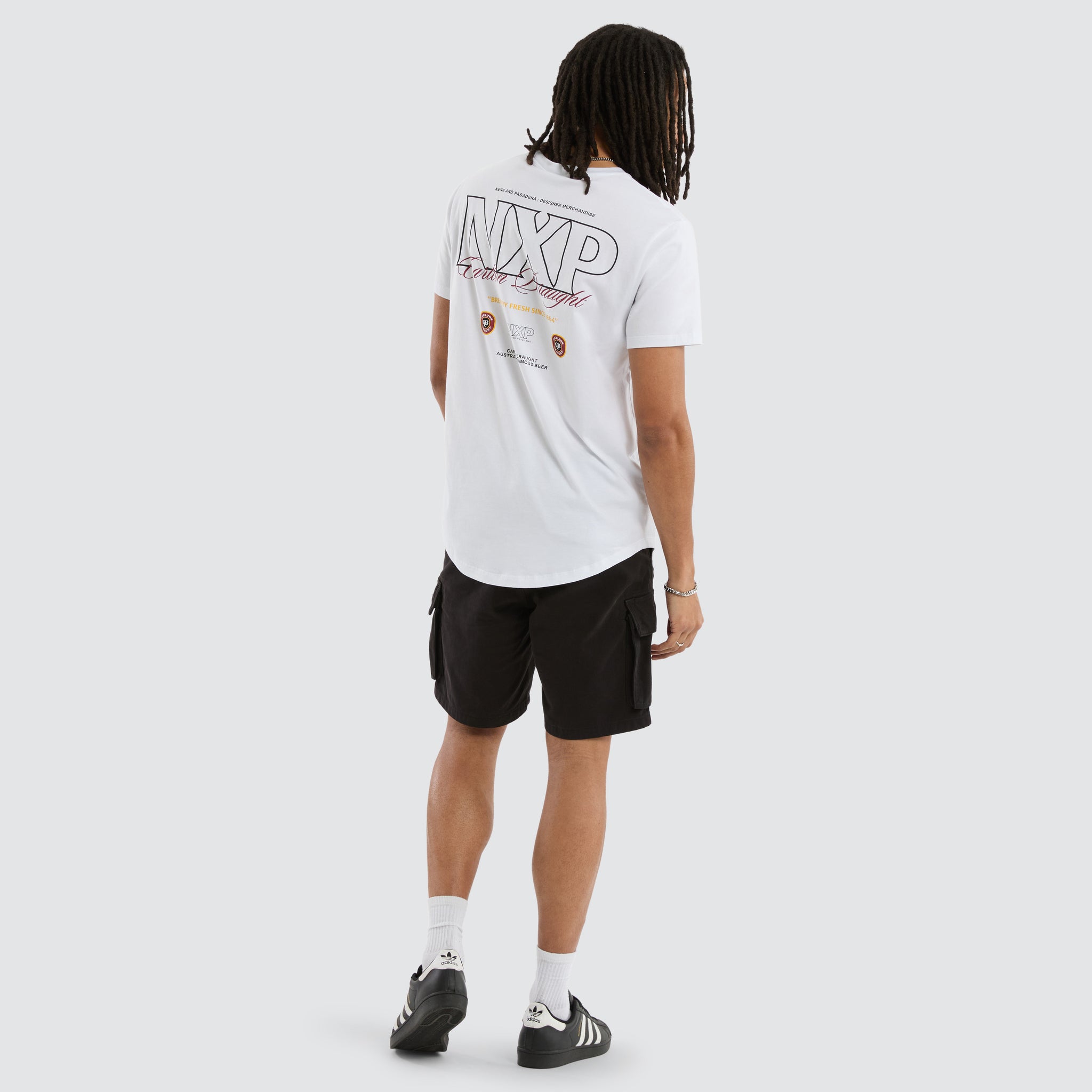 NXP x CUB General Dual Curved Tee White
