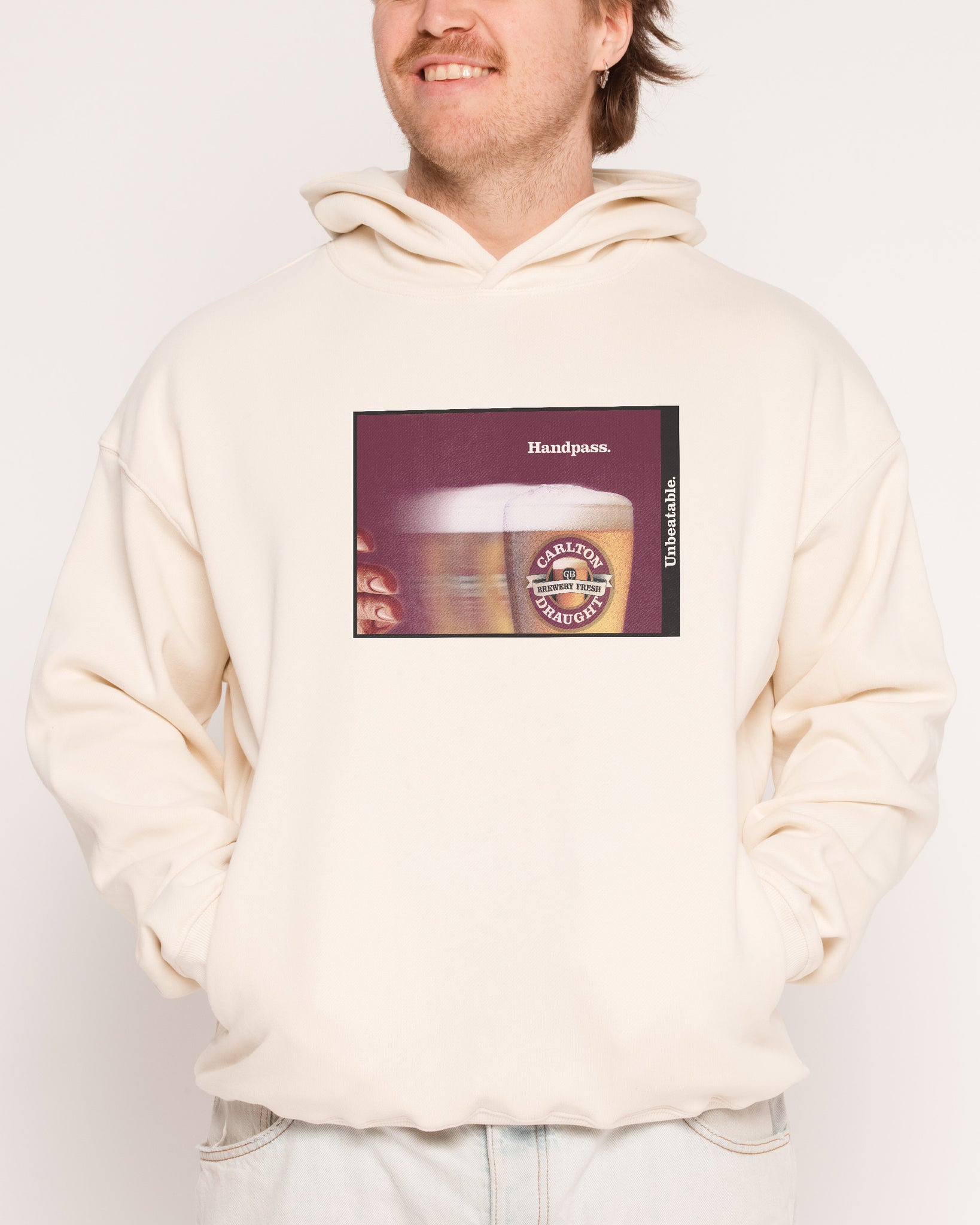 Carlton Draught Handpass Beer Poster Hoodie