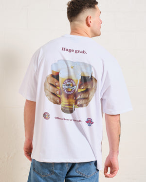Carlton Draught Huge Grab Beer Poster Tee