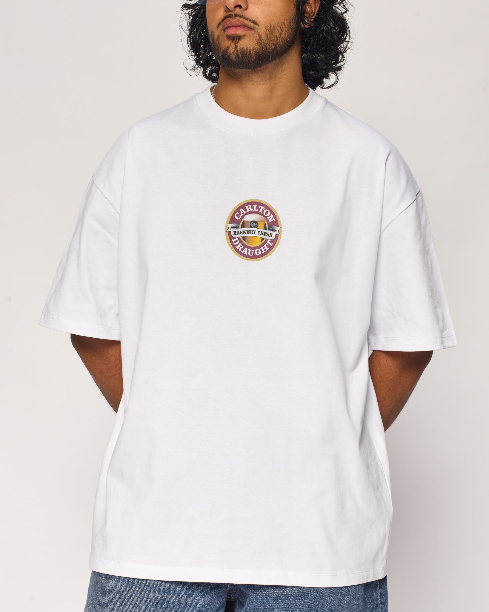 Carlton Draught Interchange Bench Beer Poster Tee