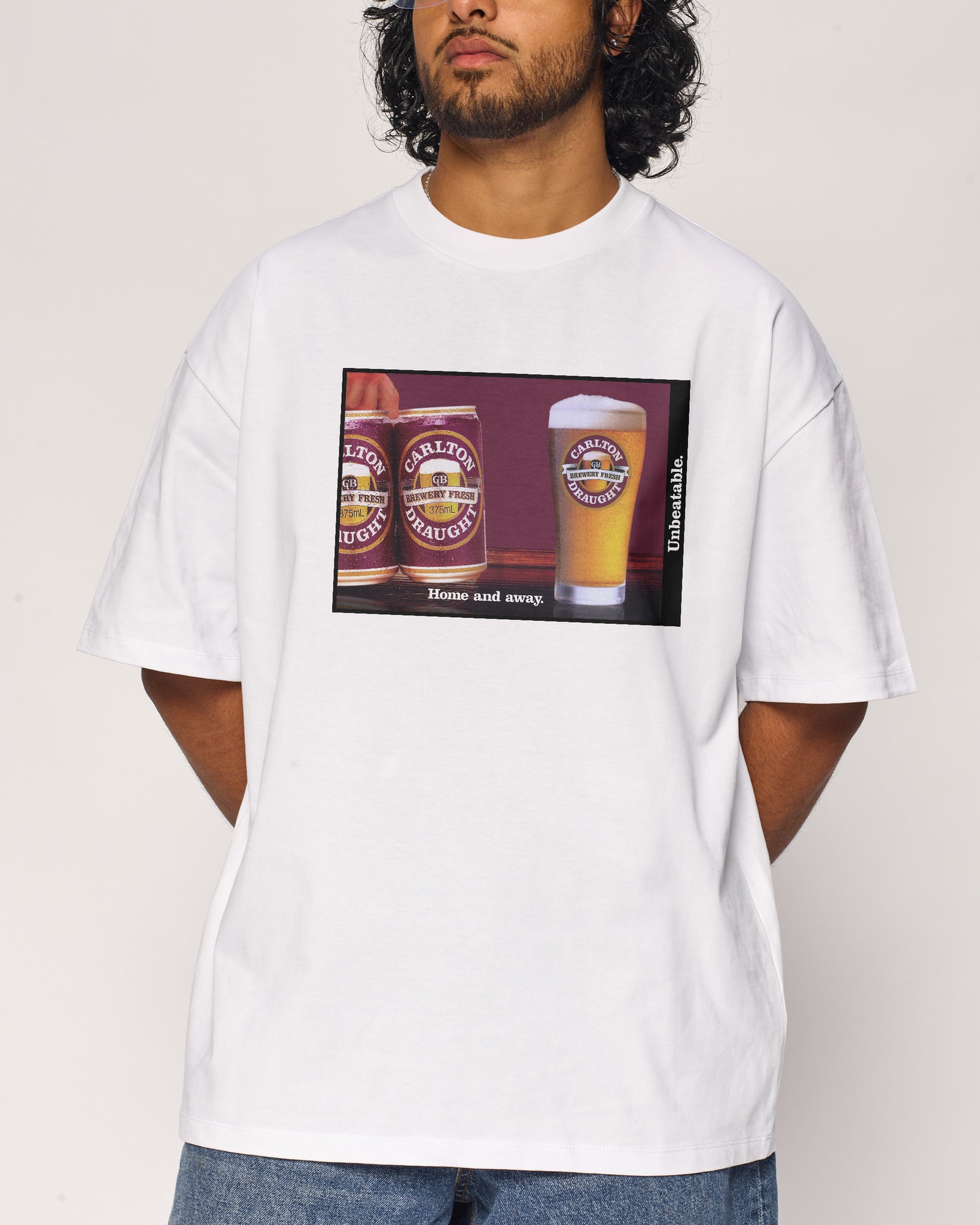 Carlton Draught Home & Away Beer Poster Tee
