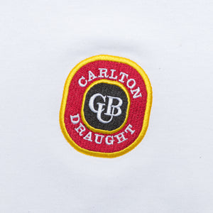 Carlton Draught Heritage White Embroidered Tee