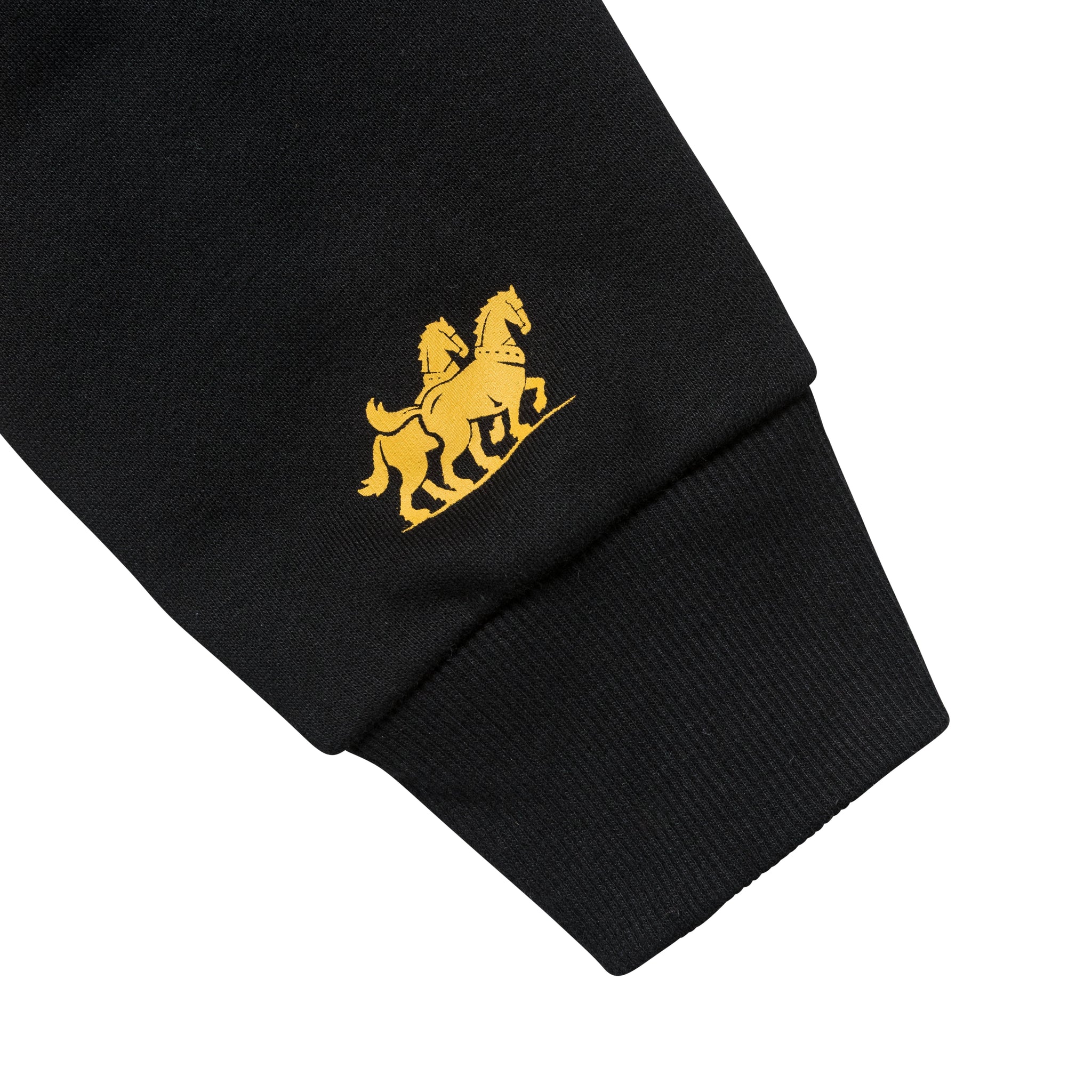 Carlton Draught Black Tonal Embossed Hoodie