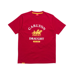 Carlton Draught Classic Red Logo Tee