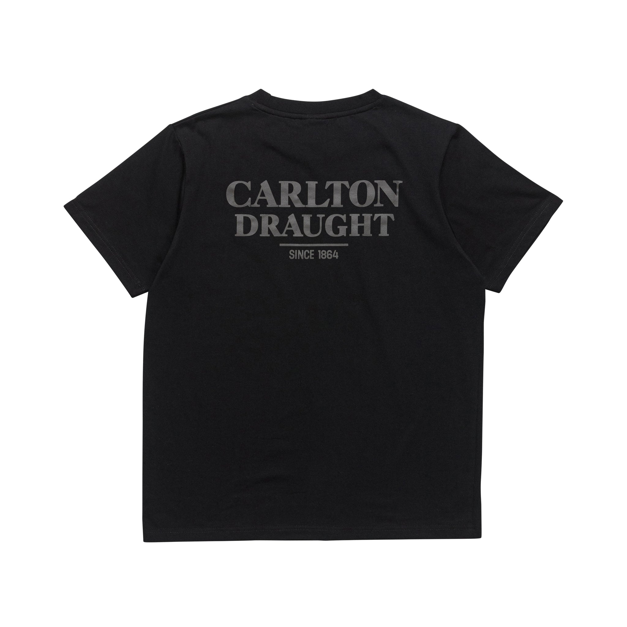 Carlton Draught Black Tonal Tee