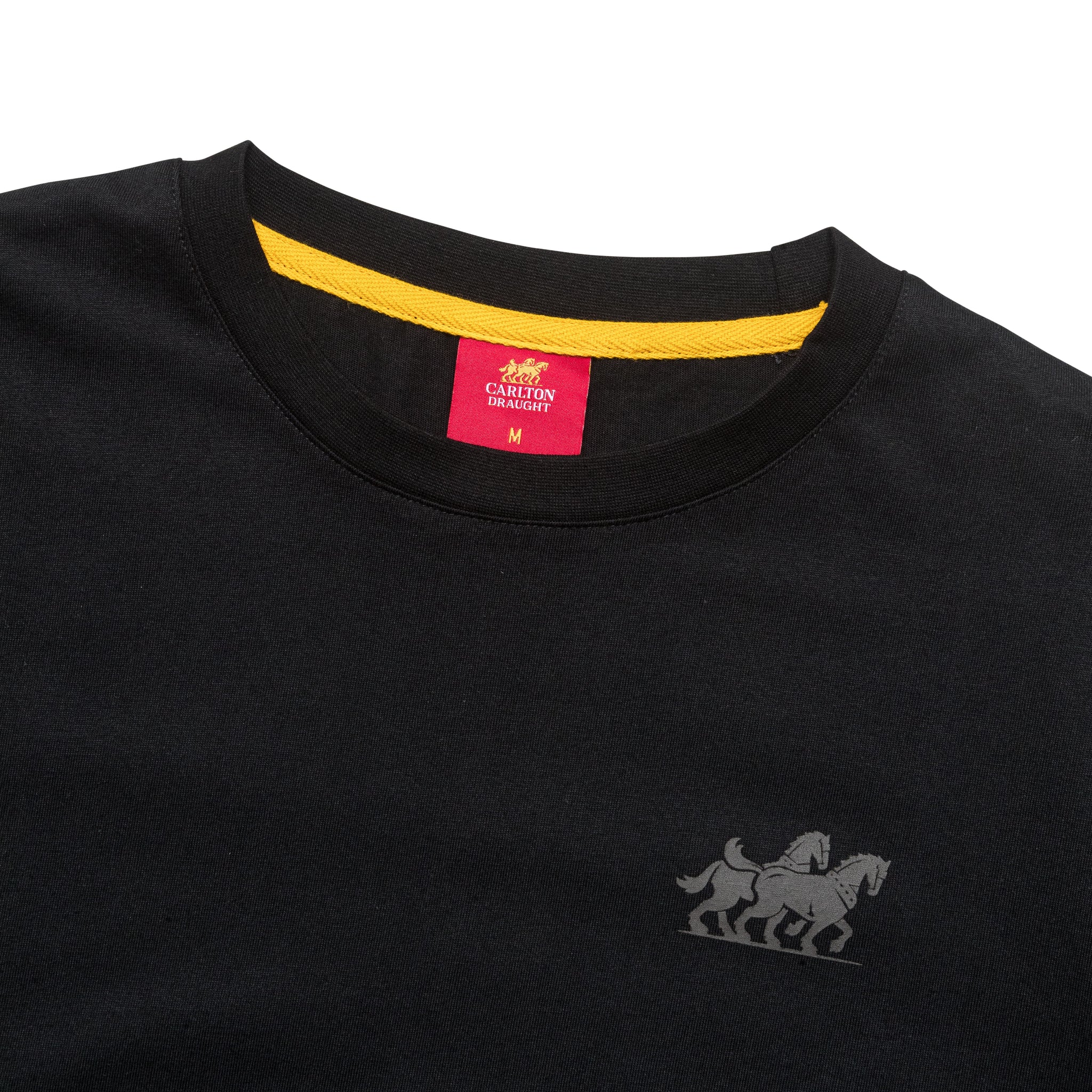 Carlton Draught Black Tonal Tee