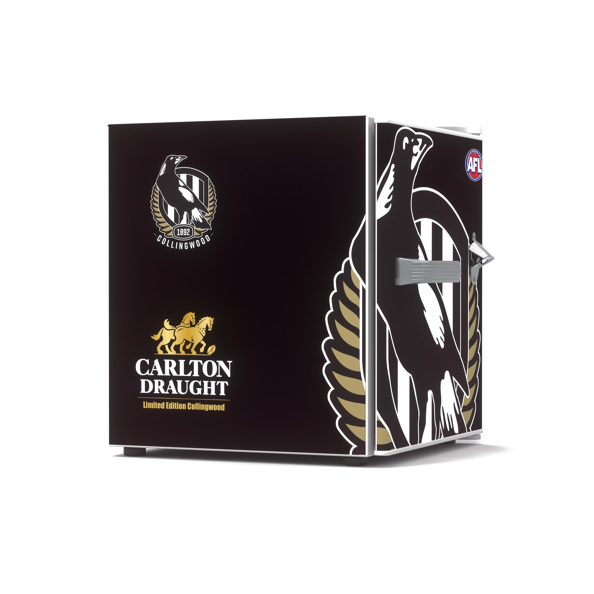 Carlton Draught x Collingwood AFL Bar Fridge