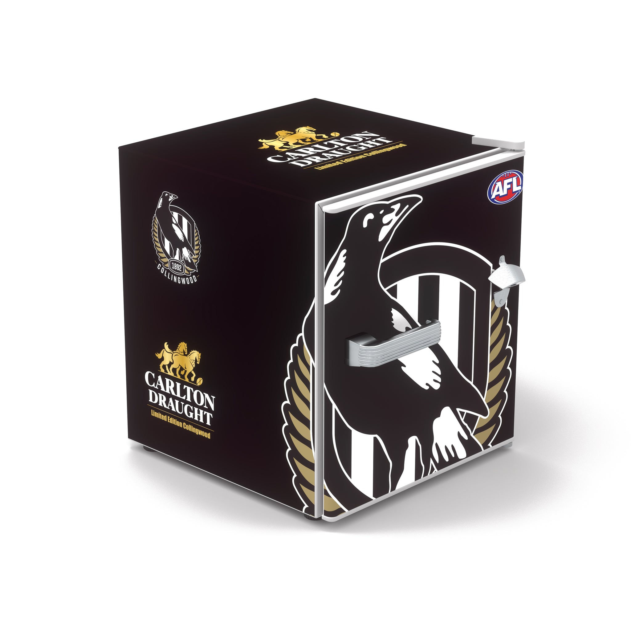 Carlton Draught x Collingwood AFL Bar Fridge