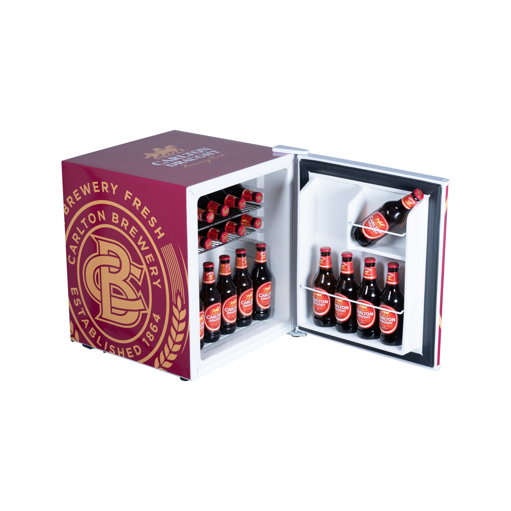 Carlton Draught Heritage Bar Fridge 46L